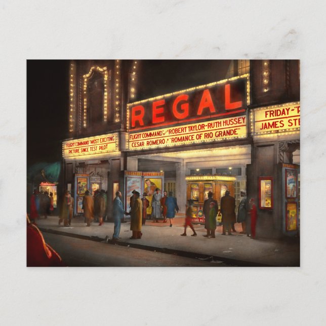 City - Chicago IL - Nightlife at the Regal Theater Postcard (Front)