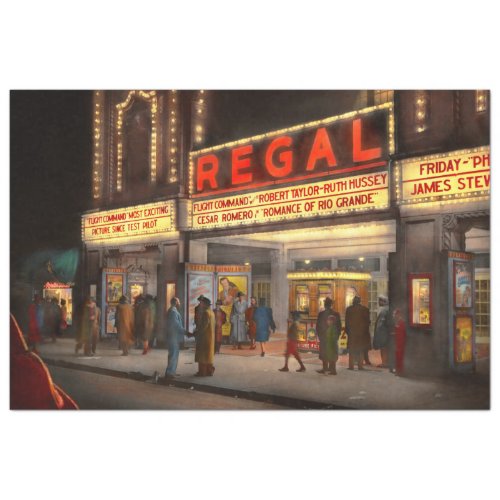 City _ Chicago IL _ Nightlife at the Regal Theater Tissue Paper