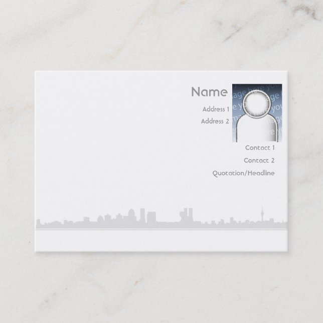 City - Chubby - Business Card (Front)