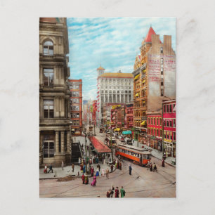 City - Cincinnati, OH - Queen city 1915 Postcard