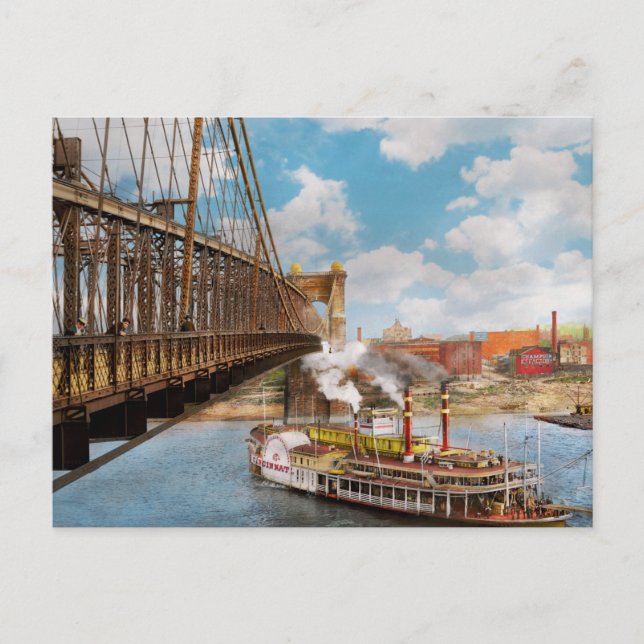 City - Cincinnati, OH  The City of Cincinnati 1906 Postcard (Front)