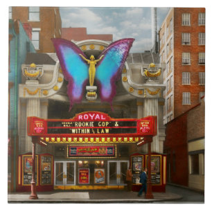 City - Cincinnati, OH - The Royal Theater 1939 Ceramic Tile