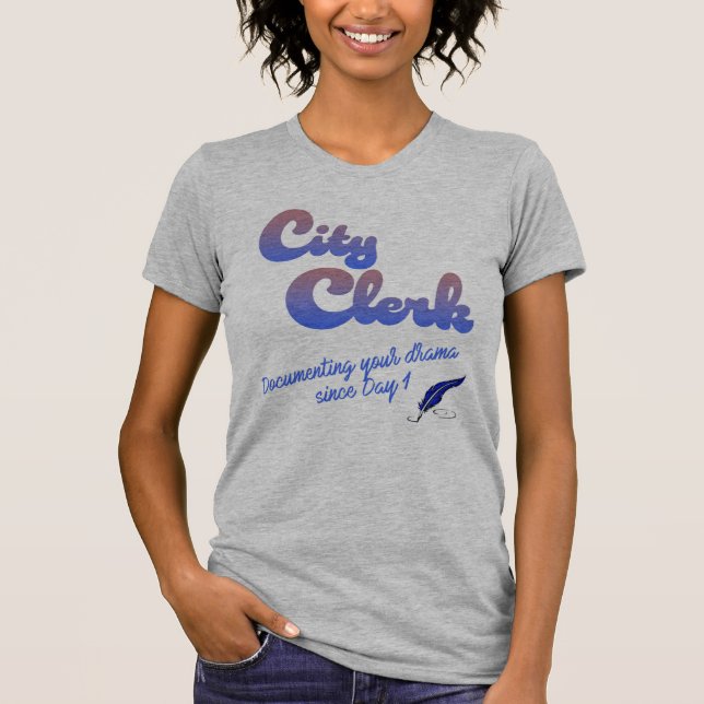 City Clerk T-Shirt (Front)