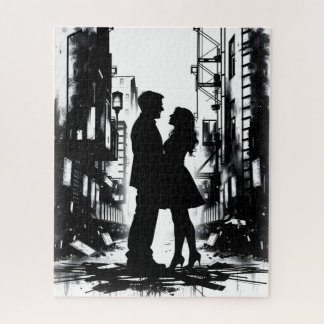 City Couple Jigsaw Puzzle