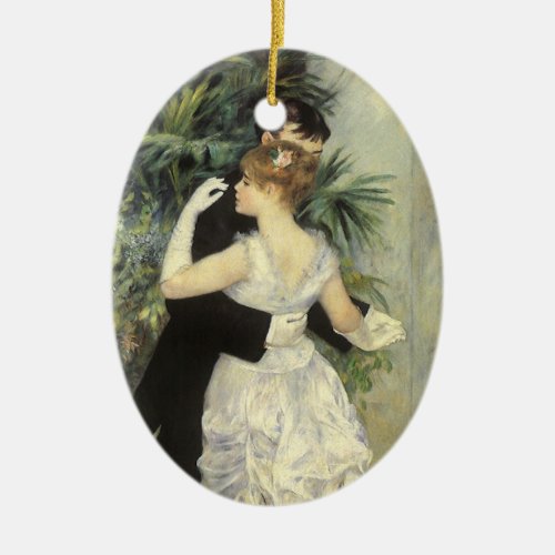 City Dance by Pierre Renoir Vintage Fine Art Ceramic Ornament