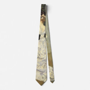 City Dance by Pierre Renoir, Vintage Fine Art Neck Tie