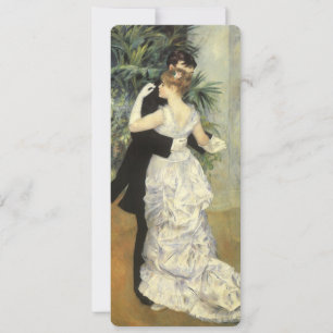 City Dance by Pierre Renoir Vintage Wedding Invitation