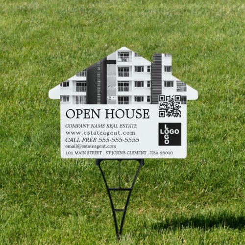 City Design Realtor Estate Agent Open House Sign