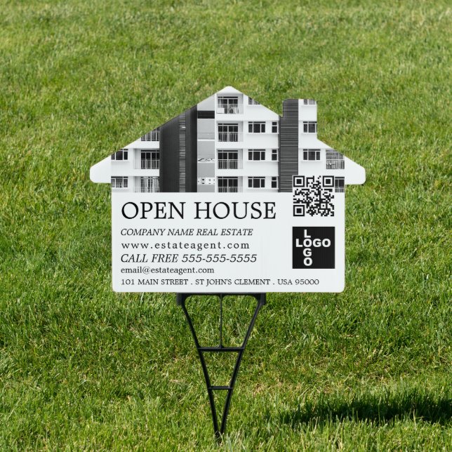 City Design, Realtor, Estate Agent Open House Sign (Insitu)