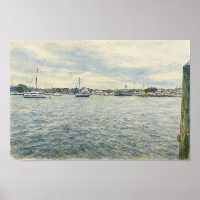 City Dock Poster (Front)