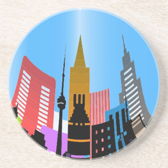 CITY DRINK COASTER (Front)