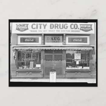 City Drug Co Dyersburg Tennessee Postcard by Sturgils at Zazzle