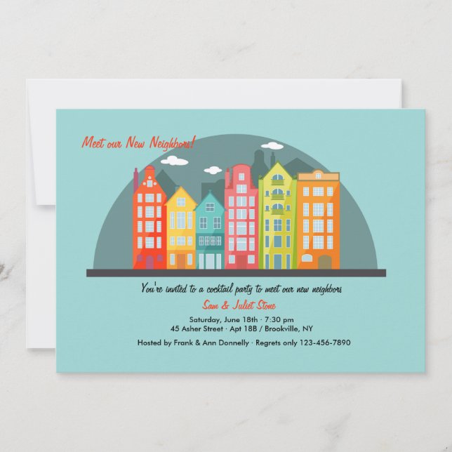 City Dwellers Meet & Greet Invitation (Front)