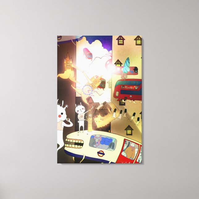 City escape 2013 canvas print (Front)