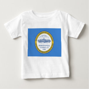 City Flag of Boston (Massachusetts) Baby T-Shirt