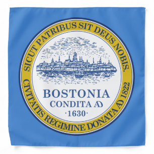 City Flag of Boston (Massachusetts) Bandana
