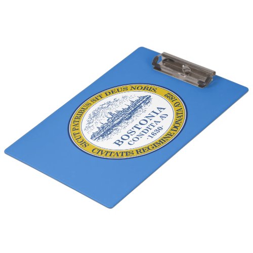 City Flag of Boston Massachusetts Clipboard