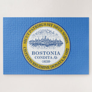 City Flag of Boston (Massachusetts) Jigsaw Puzzle