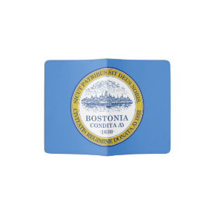 City Flag of Boston (Massachusetts) Passport Holder