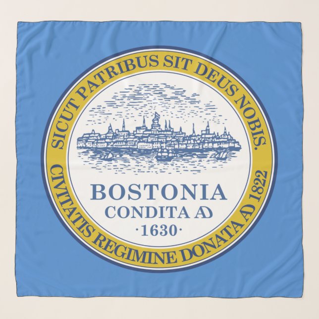City Flag of Boston (Massachusetts) Scarf (Front)