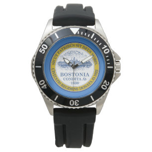 City Flag of Boston (Massachusetts) Watch