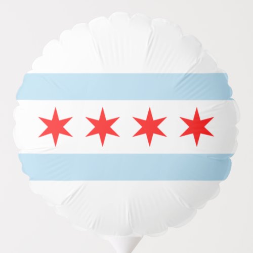 City Flag of Chicago Illinois Balloon