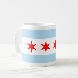 City Flag of Chicago (Illinois) Coffee Mug