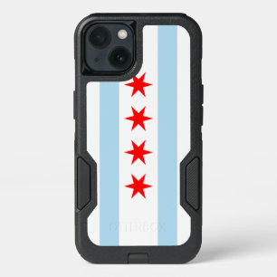 City Flag of Chicago (Illinois) iPhone 13 Case