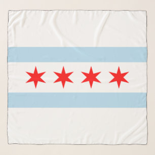 City Flag of Chicago (Illinois) Scarf
