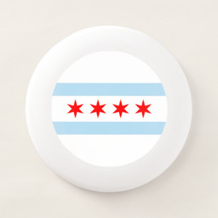 City Flag of Chicago (Illinois) Wham-O Frisbee