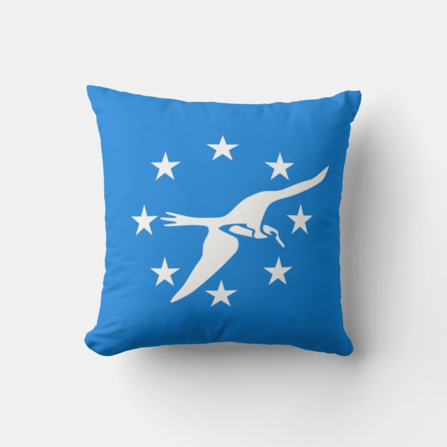 City Flag of Corpus Christi (Texas) Throw Pillow (Front)