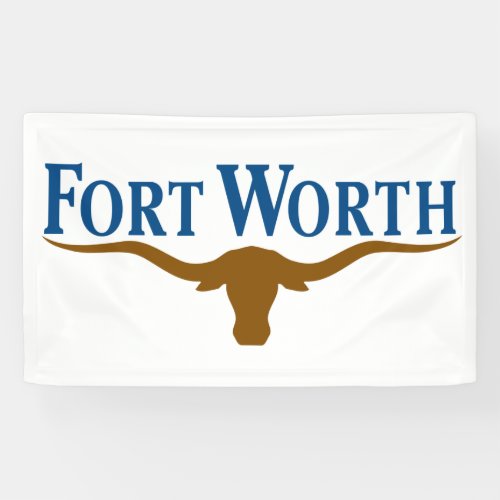 City Flag of Fort Worth Texas Banner