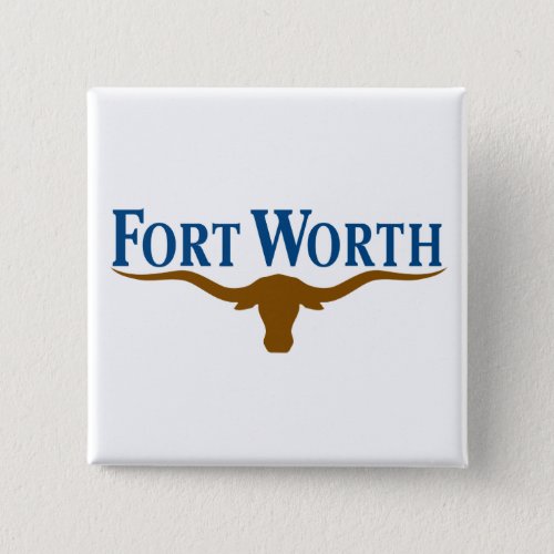 City Flag of Fort Worth Texas Button