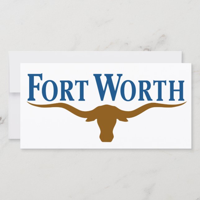 City Flag of Fort Worth (Texas) Card (Front)
