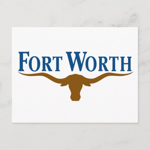 City Flag of Fort Worth Texas Postcard
