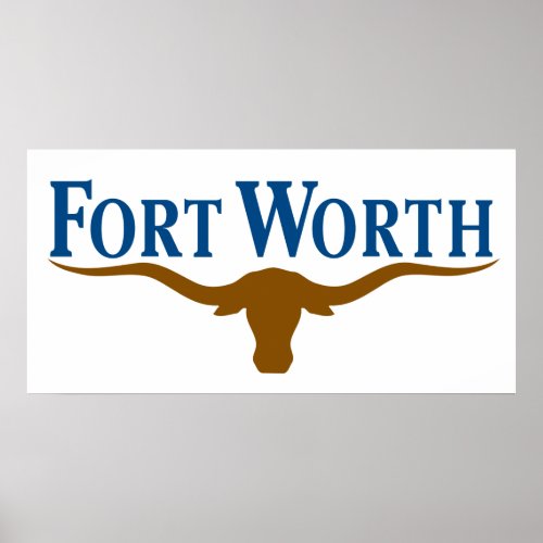 City Flag of Fort Worth Texas Poster