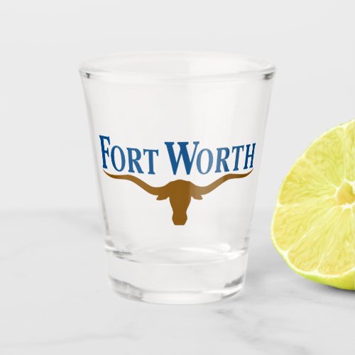 City Flag of Fort Worth Texas Shot Glass