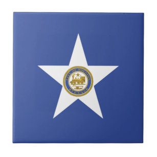 City Flag of Houston (Texas) Ceramic Tile