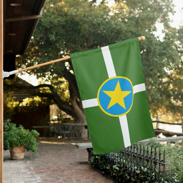 City Flag of Jackson (Mississippi) (In SItu)