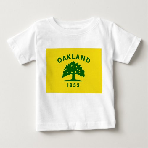City Flag of Oakland California Baby T_Shirt