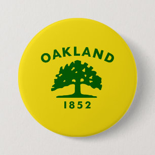 City Flag of Oakland (California) Button
