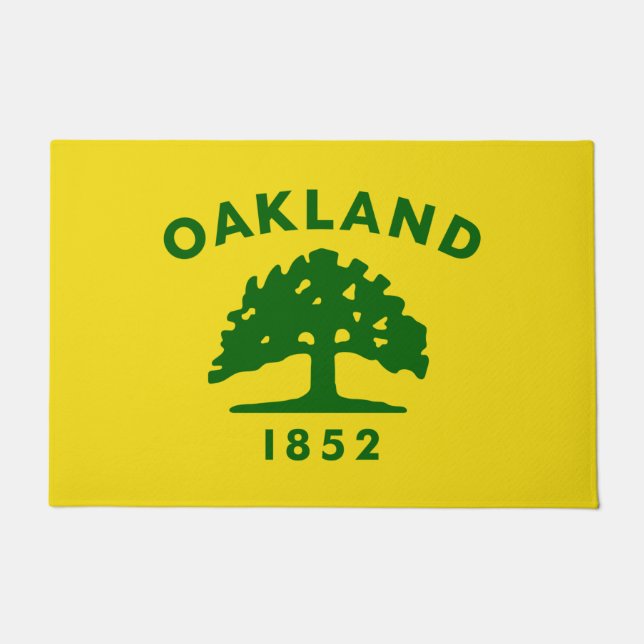 City Flag of Oakland (California) Doormat (Front)