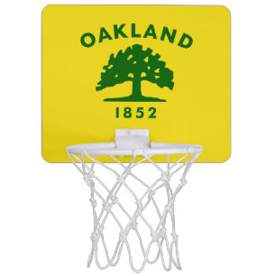 City Flag of Oakland (California) Mini Basketball Hoop