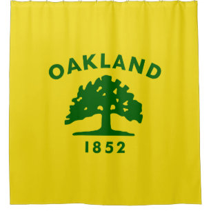 City Flag of Oakland (California) Shower Curtain