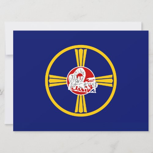 City Flag of Omaha Nebraska Card