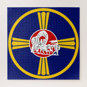 City Flag of Omaha (Nebraska) Jigsaw Puzzle