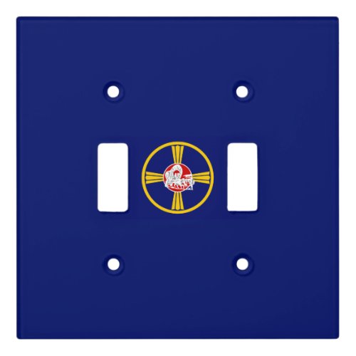 City Flag of Omaha Nebraska Light Switch Cover