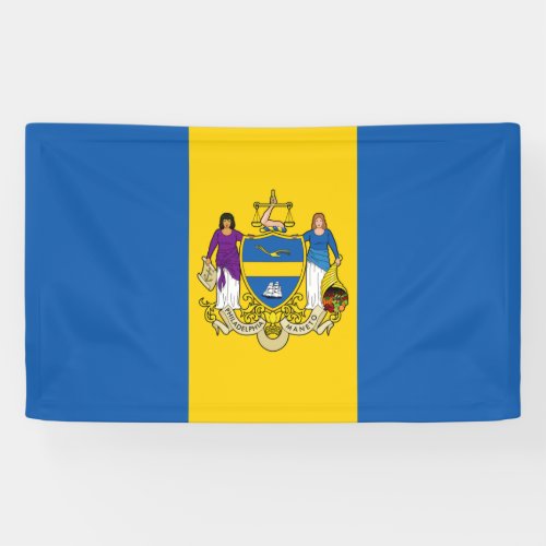 City Flag of Philadelphia Pennsylvania Banner