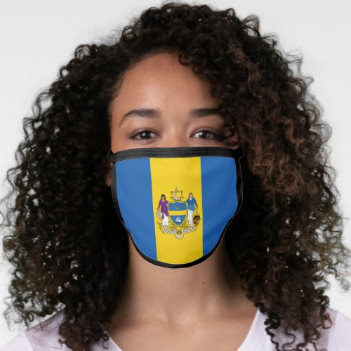 City Flag of Philadelphia Pennsylvania Face Mask