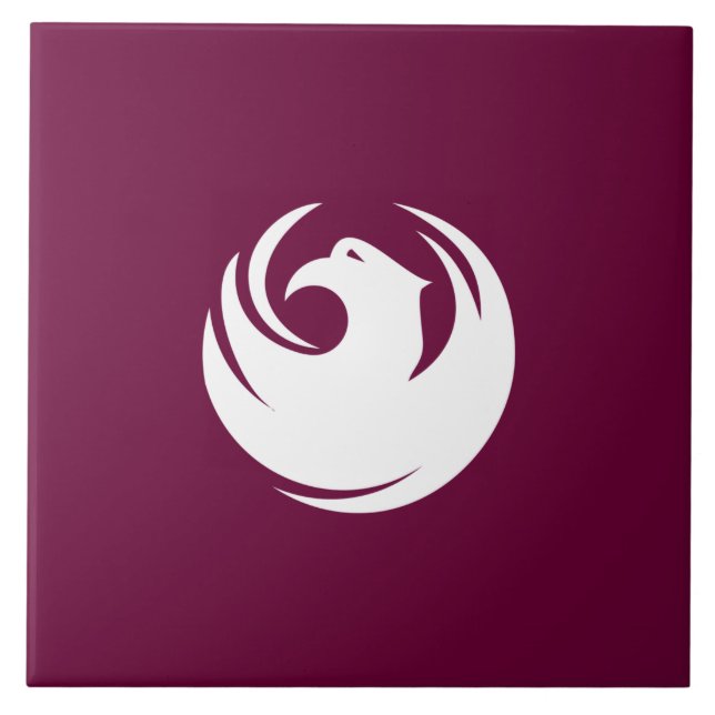 City Flag of Phoenix (Arizona) Ceramic Tile (Front)